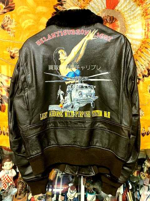 COOPER SPORTS WEARクーパー A-2フライトジャケット42 本革 80年代 USA